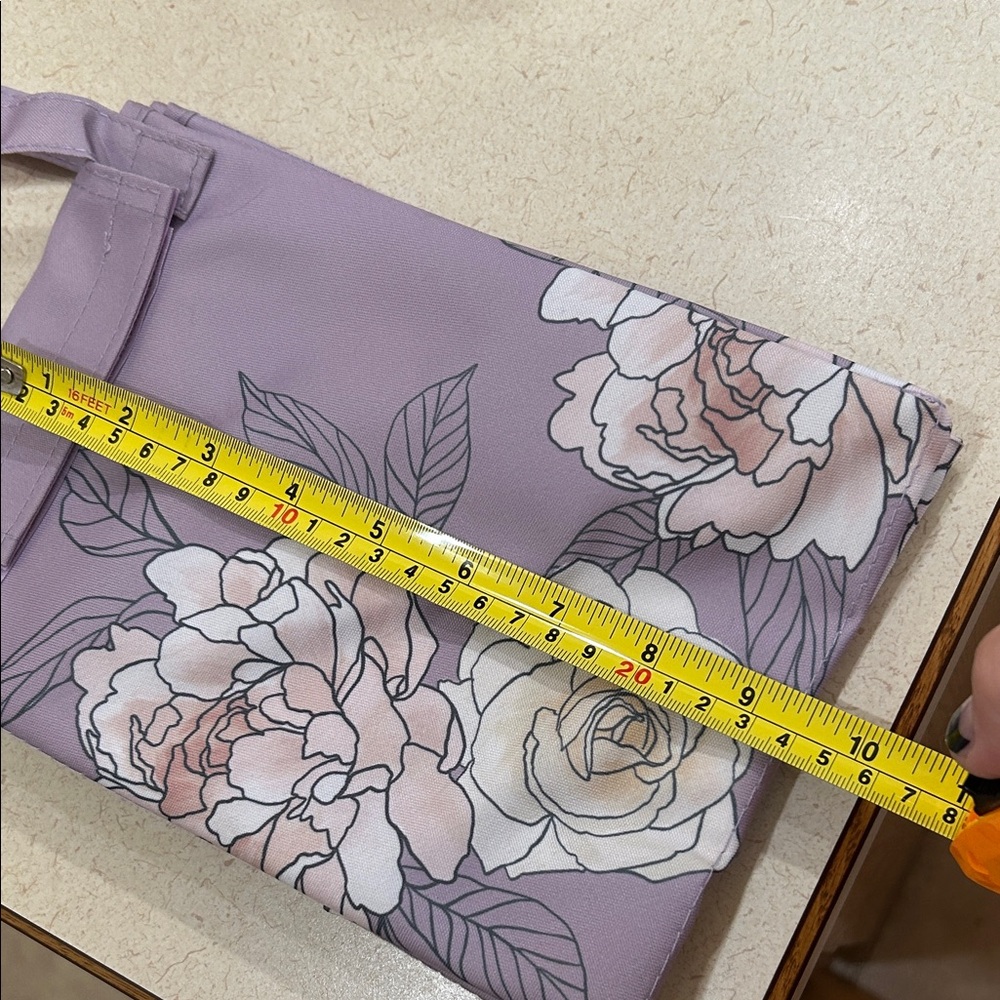 Erin Condren Purple Floral Tote - Picture 3 of 5